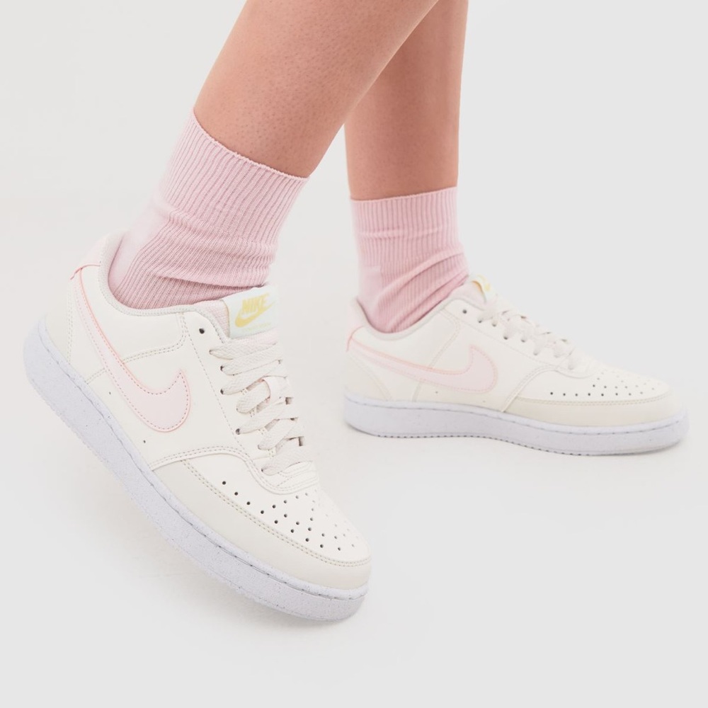 NEW Nike Court Vision Low Next Nature in Soft Pink Size 9.5